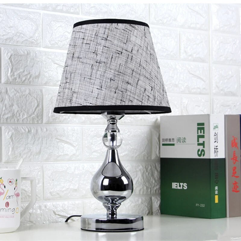 ED Crystal Bedroom Table Lamp