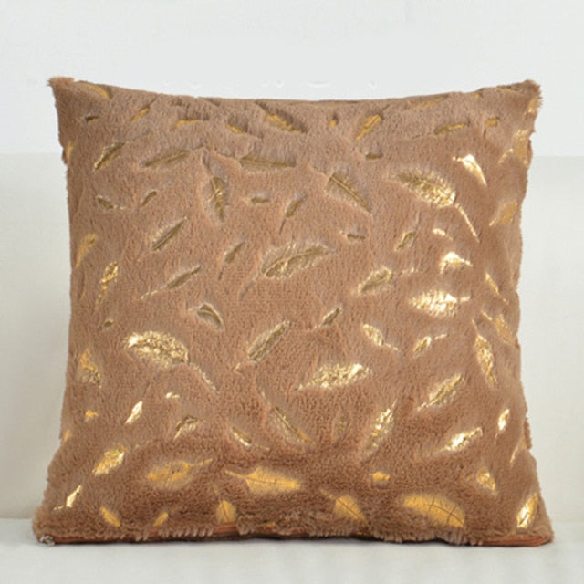 Fashion Feather Fur Decorative Cushion Cover