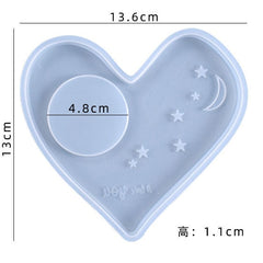 2021 DIY Resin Mold Candle Holder Silicone