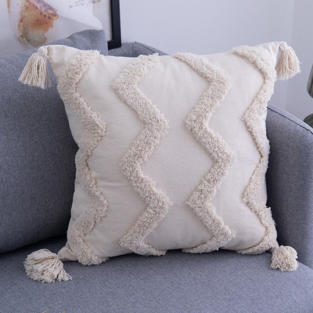 Tassels Cushion Cover