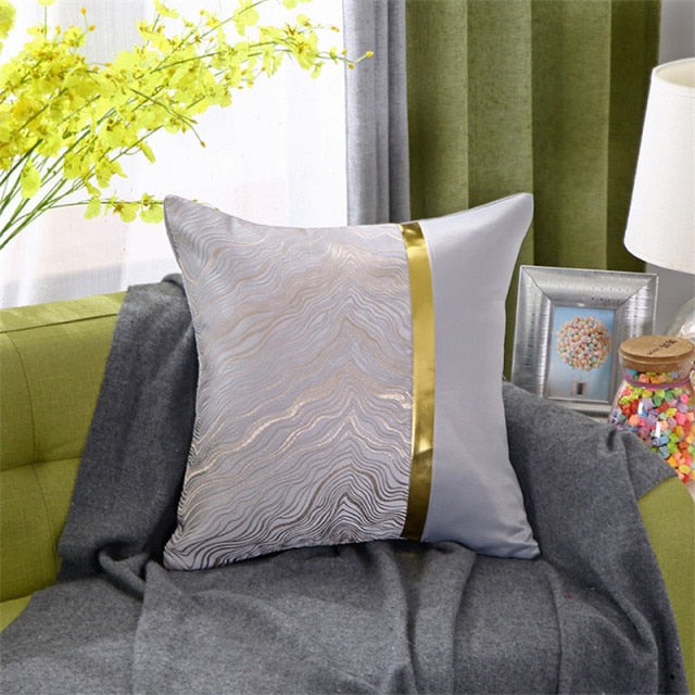 Luxury Bronzing Cushion Cover